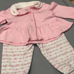 Little Me matching set 9m